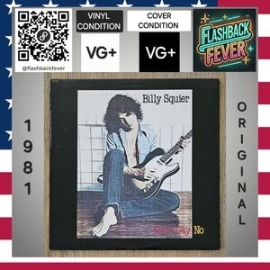 BILLY SQUIER•Don't Say No•Capitol Records (#ST-12146)•Los Angeles Pressi…